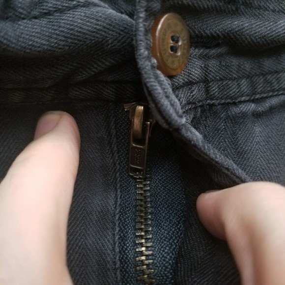 Summa Men's 38 Herringbone Black Chino Shorts 100% Silk 35.5" 6.25" 13.5" - Picture 4 of 11